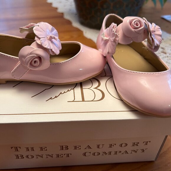 Janie & Jack Toddler Girl Pink Patent Shoes - NWT - Picture 2 of 6